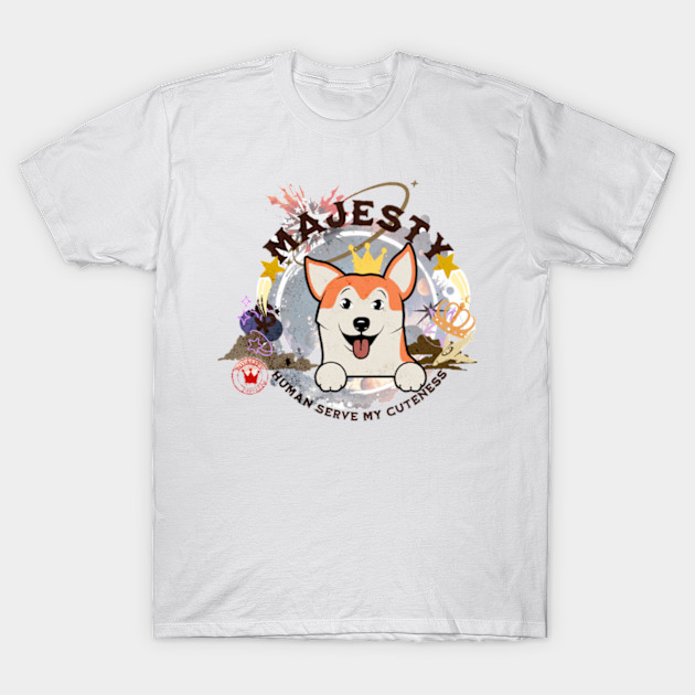 Majesty corgi - part-time pet logo by Art_dorabox